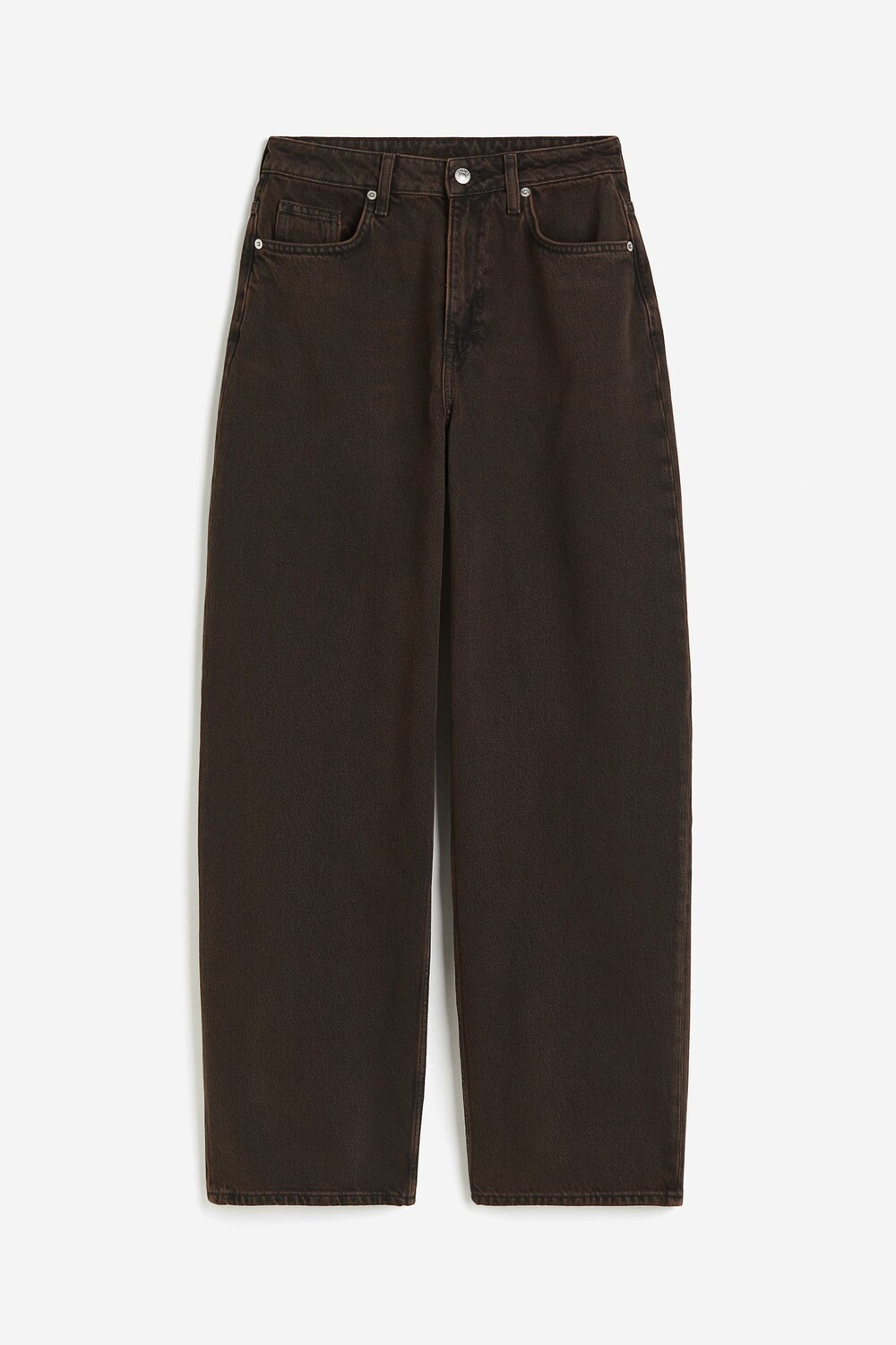 

Джинсы H&M 90s Baggy High, темно-коричневый