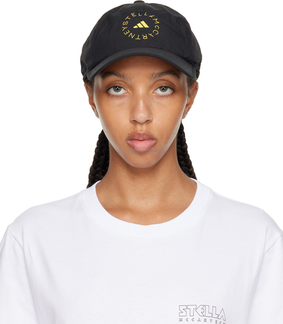 

Черная кепка с логотипом adidas by Stella McCartney