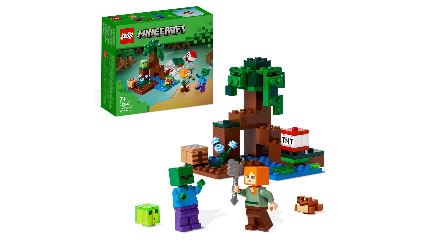 Lego Minecraft Болотное приключение, игрушка с фигурками lego minecraft подземелье пещера набор игрушек с фигурками скелетов