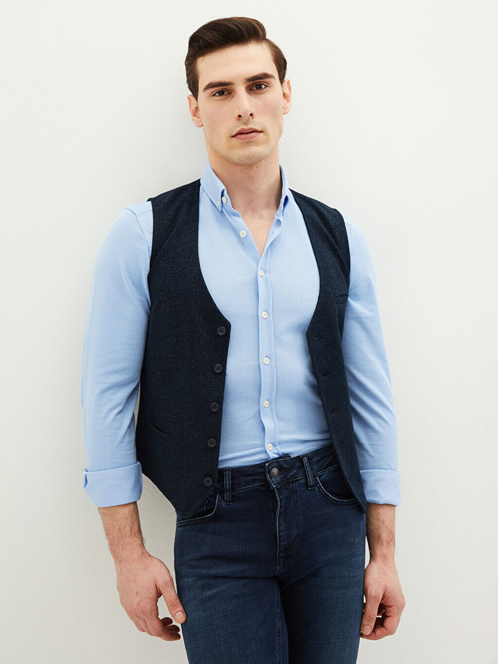 

Классический мужской жилет Slim Fit LCWAIKIKI Classic