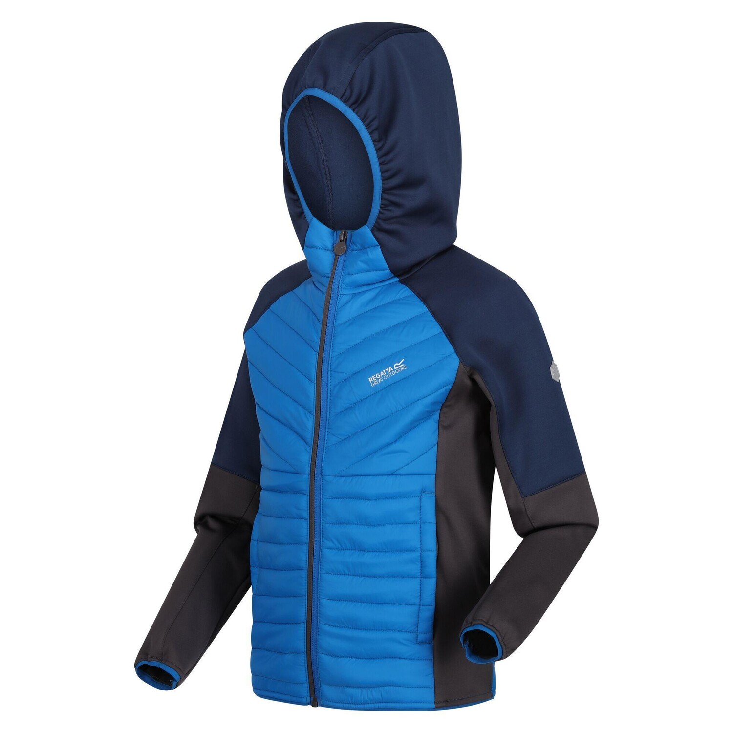 

Куртка стеганая Regatta Kielder Hybrid VI Hiking, синий/серый