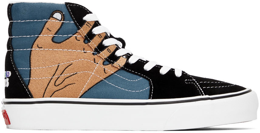 

Черно-синие кроссовки Imran Potato Edition SK8-Hi VR3 LX Vans