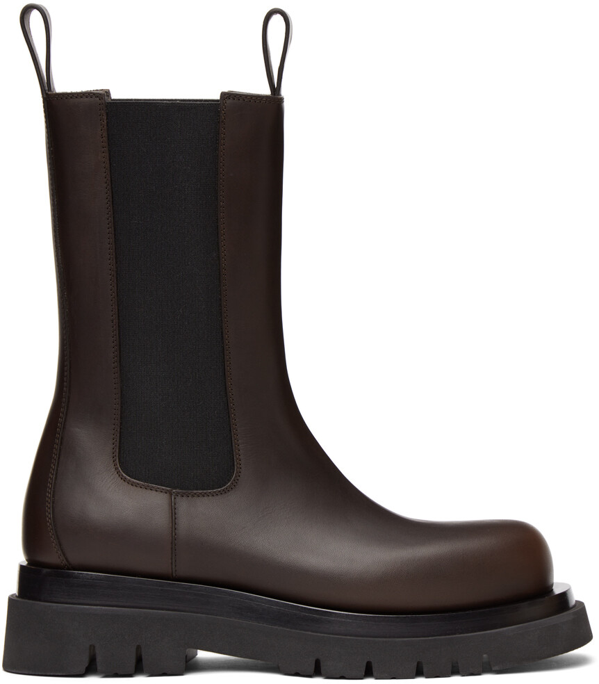 

Коричневые ботинки The Lug Bottega Veneta