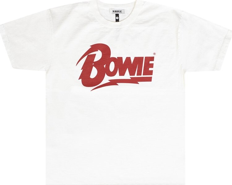 

Футболка WHOLE Bowie Logo Tee 'Off White', кремовый