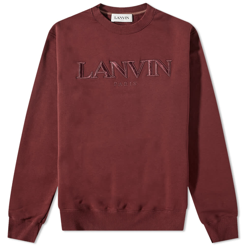 

Толстовка Lanvin Logo Crew Sweat