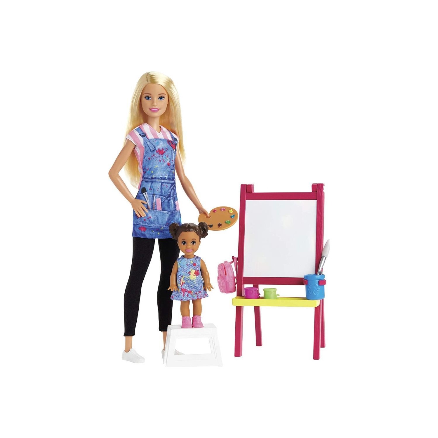 цена Игровой набор Barbie учитель рисования