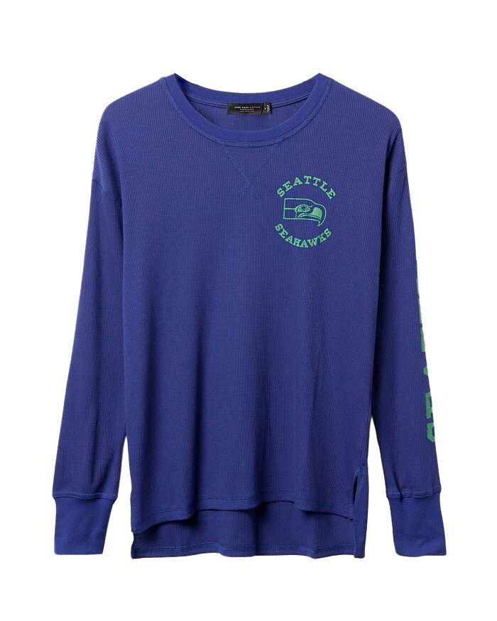 

Лонгслив женский Women's NFL Seattle Seahawks Timeout Thermal Junk Food Clothing, белый