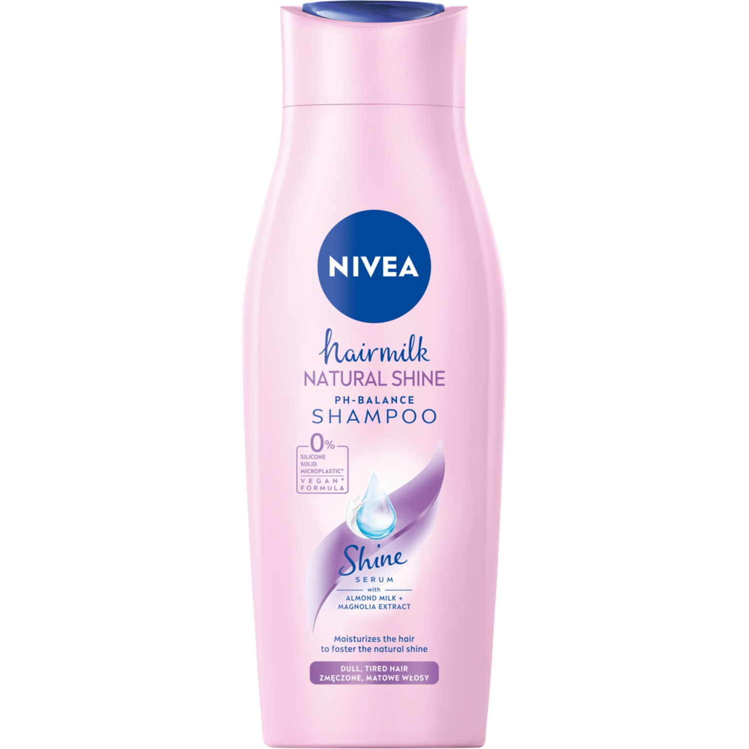 Nivea Hairmilk Natural Shine Молочный шампунь, придающий блеск волосам, 400 мл