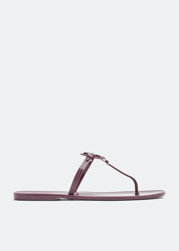 

Сандалии TORY BURCH Mini Miller jelly thong sandals, фиолетовый