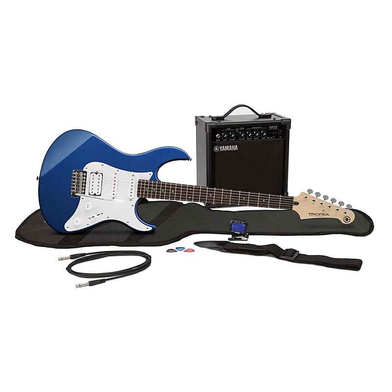 

НОВЫЙ! Набор для электрогитары Yamaha GigMaker с усилителем и аксессуарами — синий GigMaker Electric