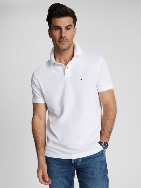 

Футболка-поло Tommy Hilfiger Regular Fit, белый