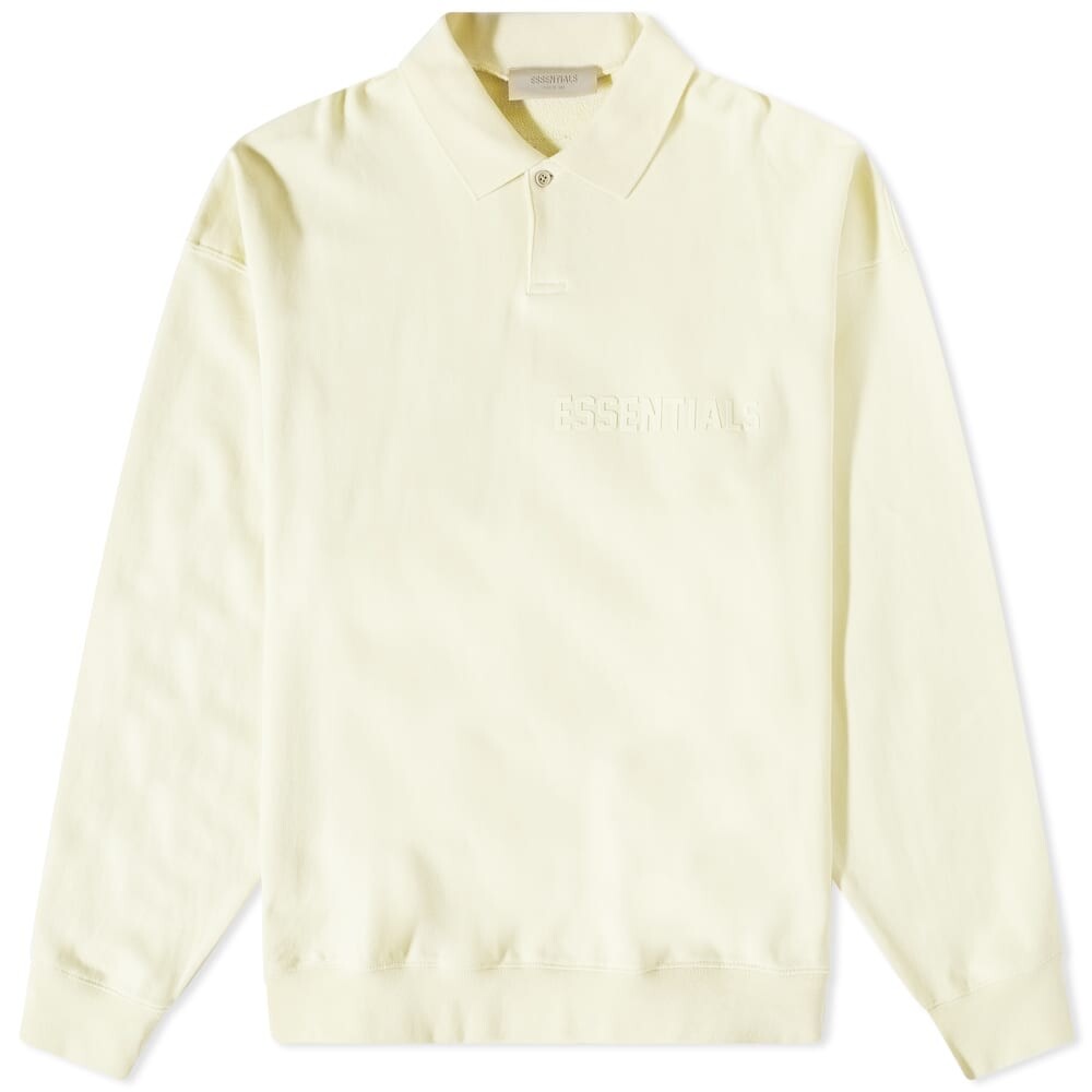 

Футболка Fear of God ESSENTIALS Long Sleeve Logo Polo