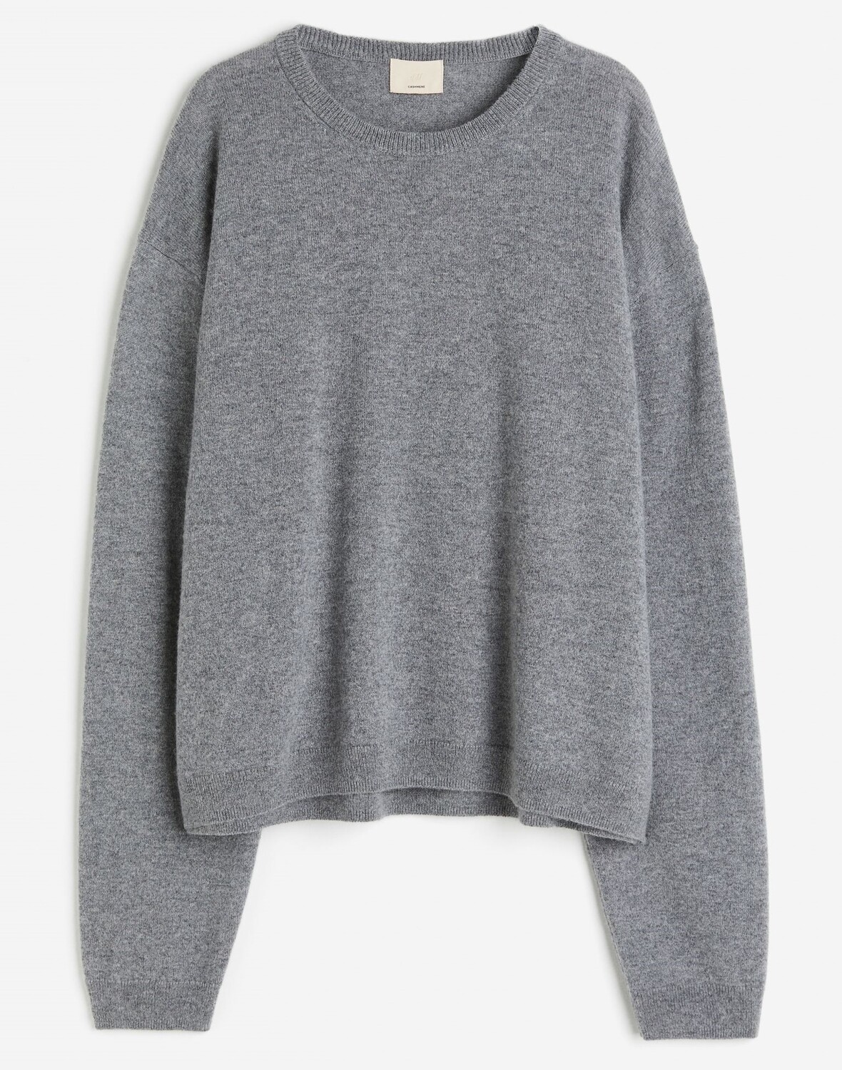 

Джемпер H&M Fine-knit Cashmere, серый