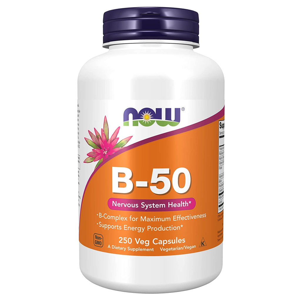 Комплекс Витамина В Now, 250 капсул комплекс витаминов и минералов elivica витамины группы b холин биотин 60 шт