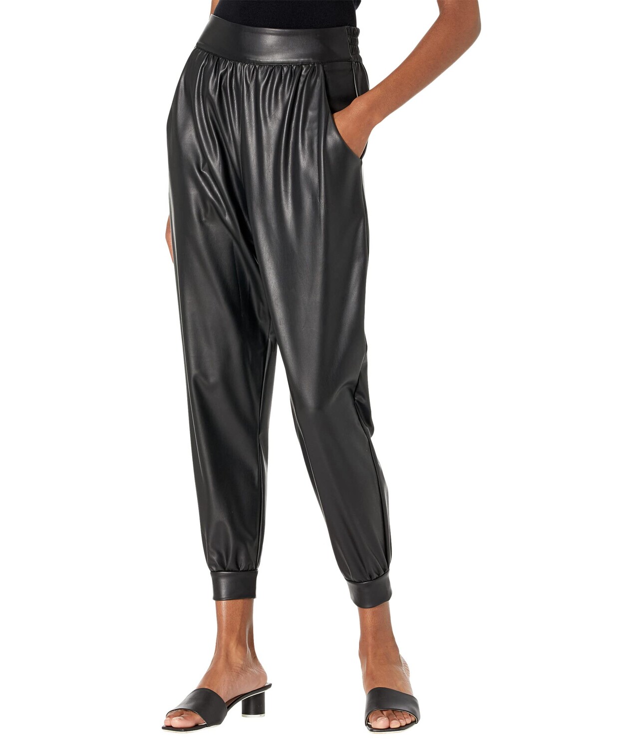 

Джогггеры Susana Monaco, Faux Leather Joggers