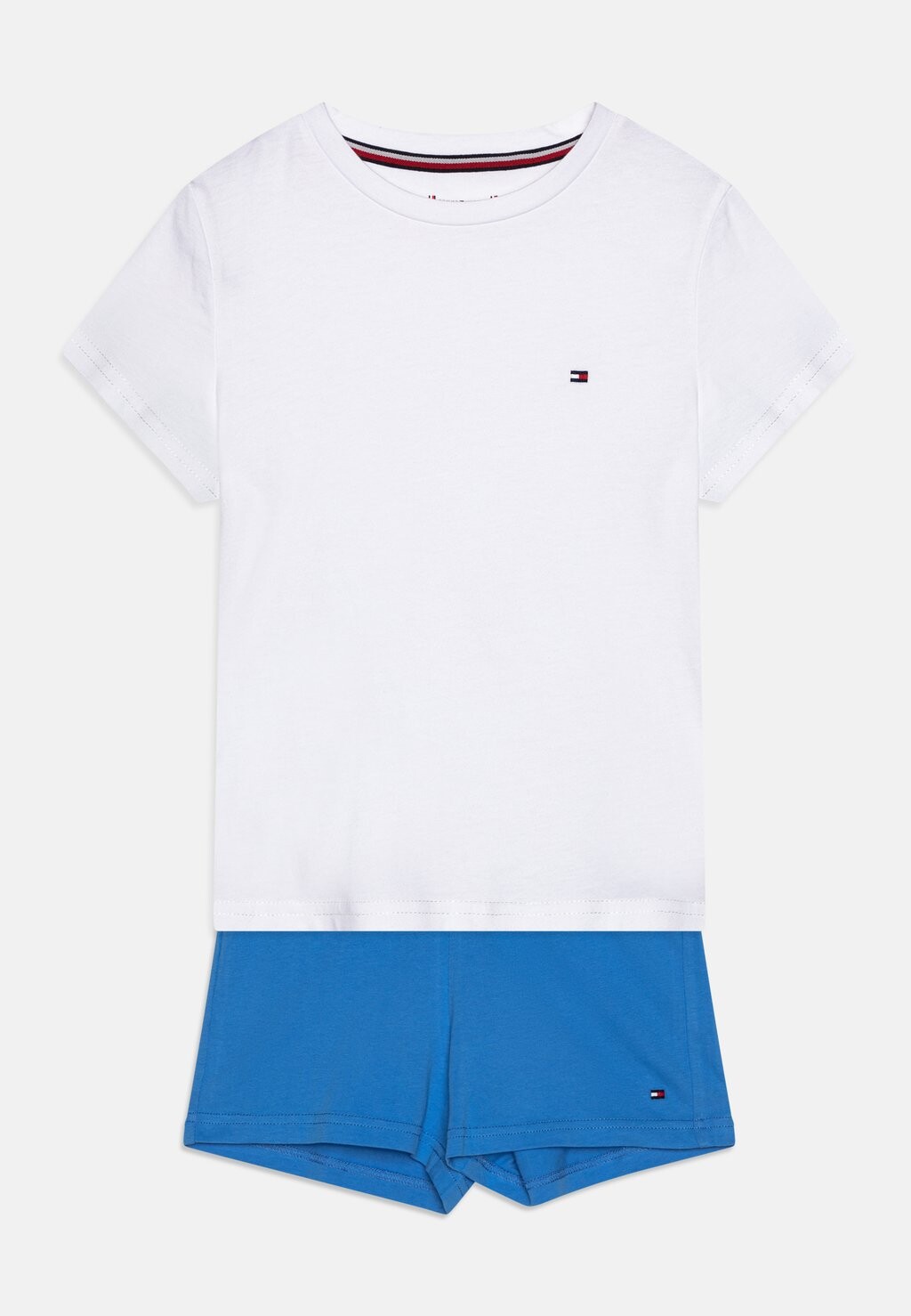 

Пижама Short Basics Tommy Hilfiger, цвет white/blue spell