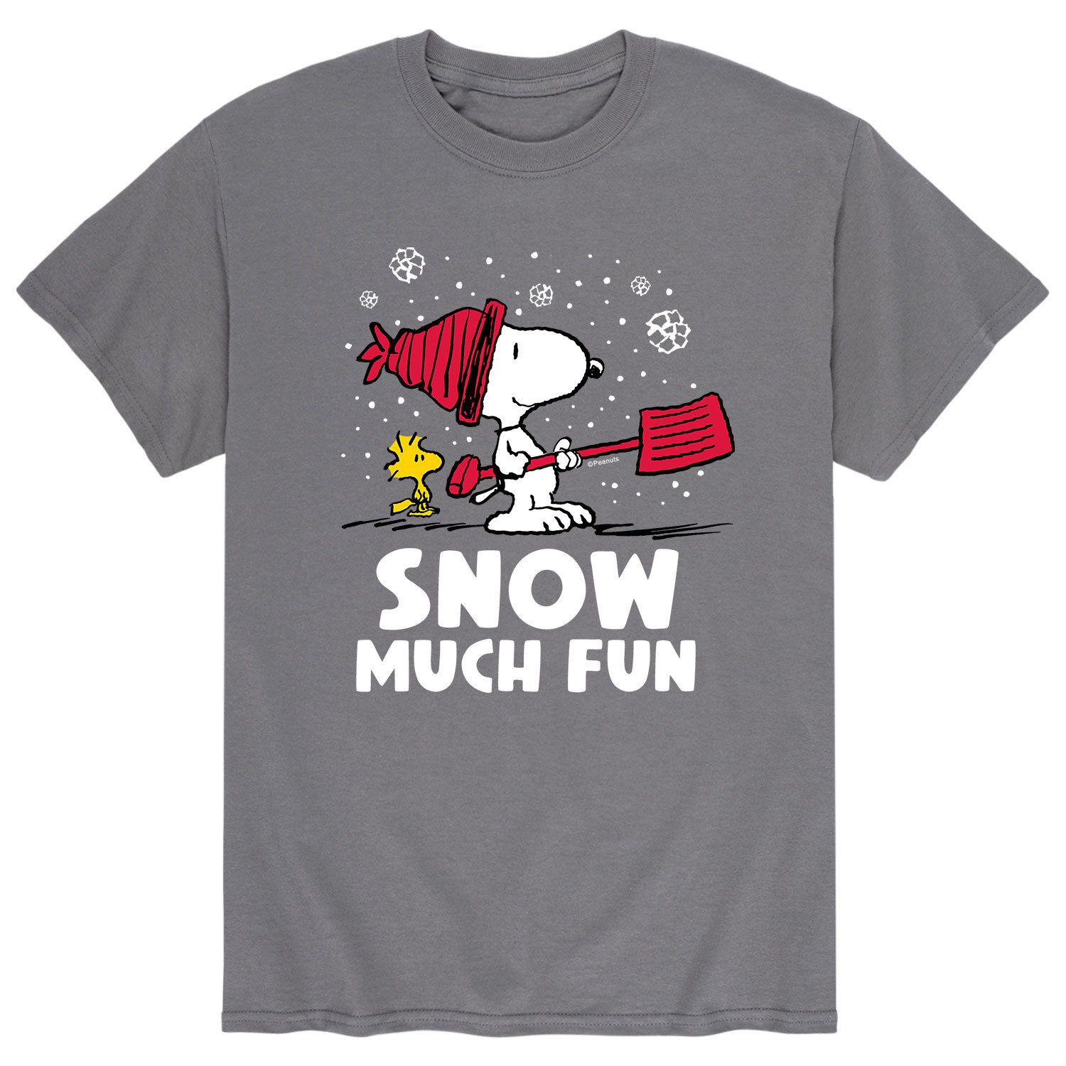 Мужская футболка Peanuts Snoopy Snow Much Fun Licensed Character