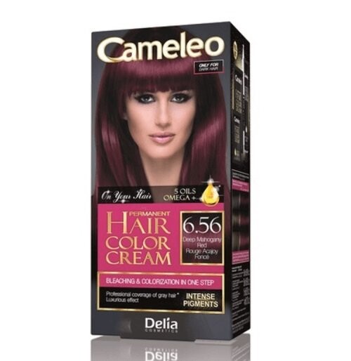 

Крем-краска для волос Cameleo, краска для волос 6.56 Deep Mahogany Red Delia Cosmetics