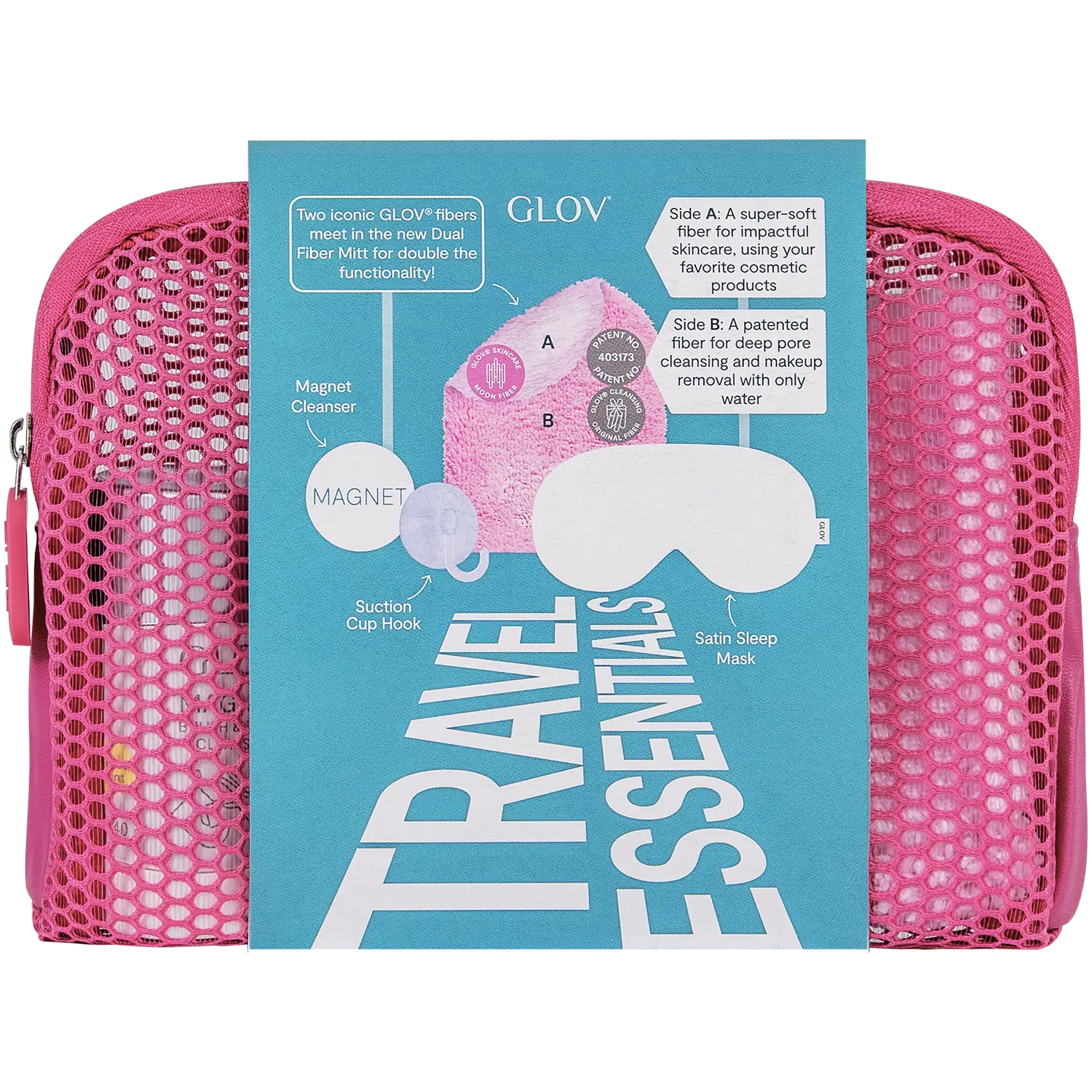 

Комплект: перчатка для снятия макияжа Glov Travel, 1 шт.