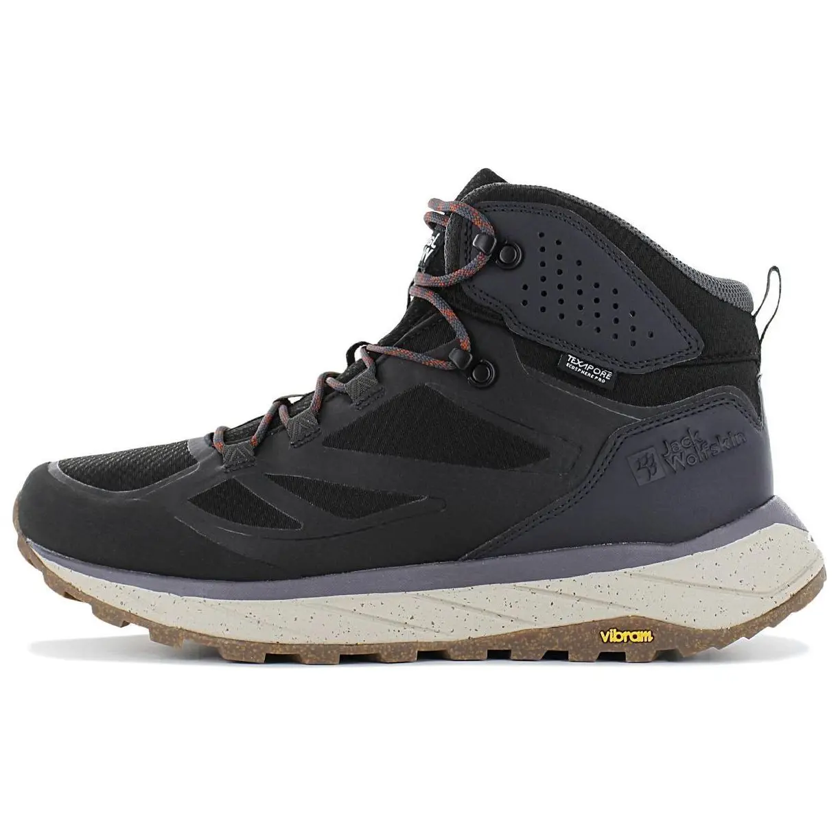 

Кроссовки мужские высокие серые Jack Wolfskin