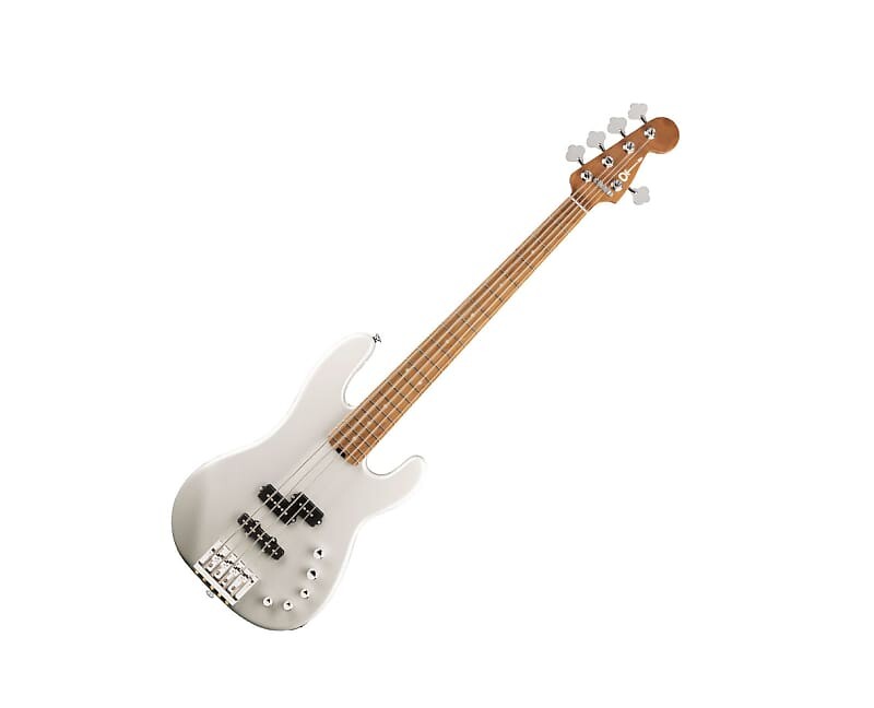 

Басс гитара Charvel Pro-Mod San Dimas Bass PJ V - Platinum Pearl w/Caramelized Maple FB