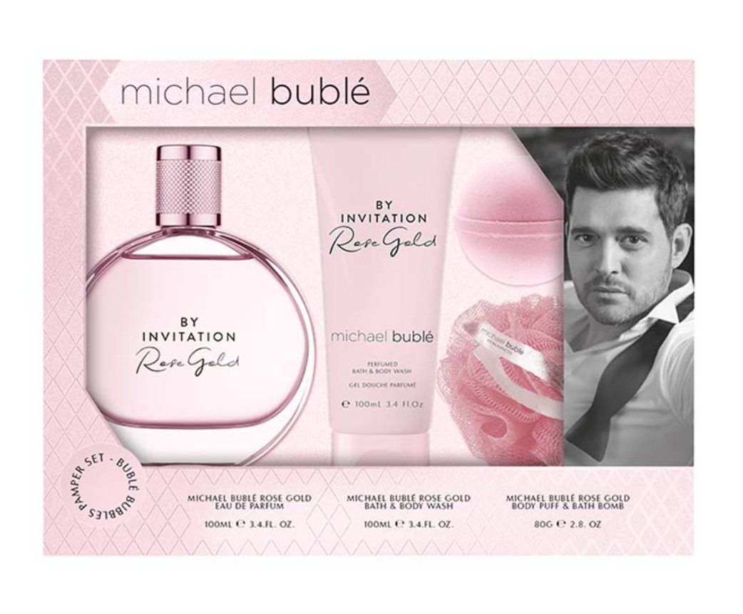 Парфюмерный набор для женщин Michael Buble Rose Gold Gift Set, 100 мл michael buble michael buble christmas 180 gr