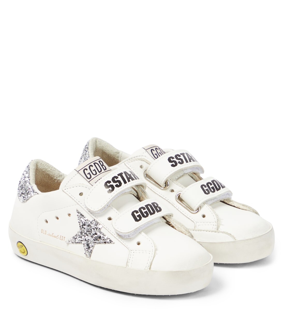 

Кожаные кроссовки old school Golden Goose Kids, белый