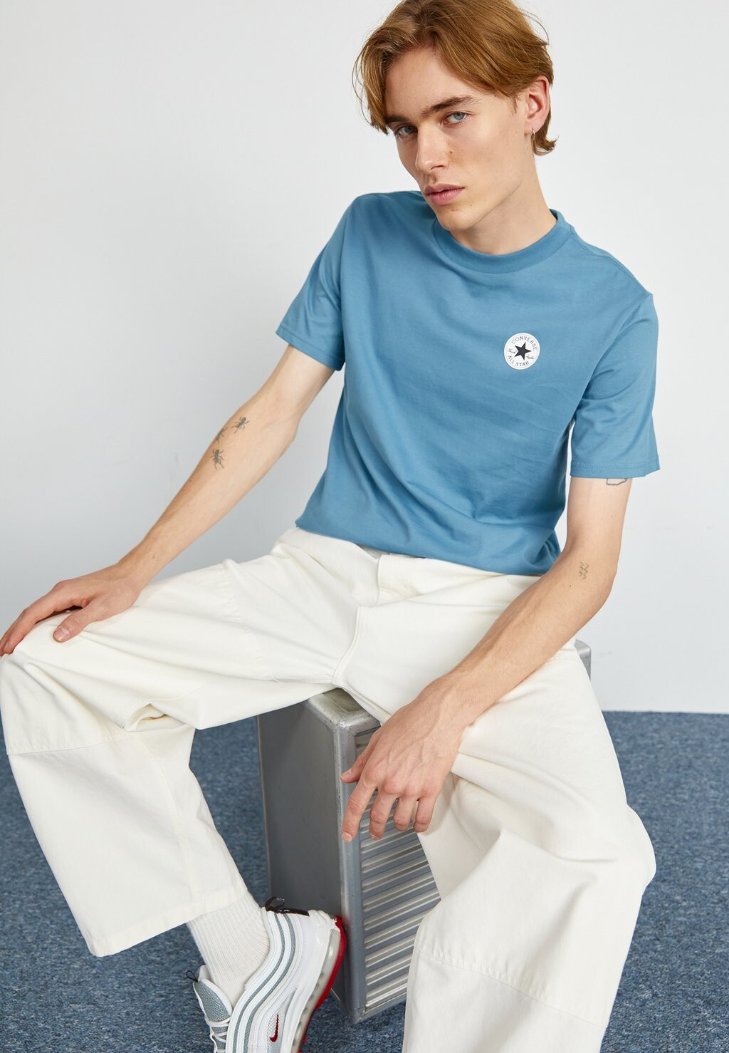 

Базовая футболка CHUCK FUTURE TEE UNISEX Converse, благородный синий
