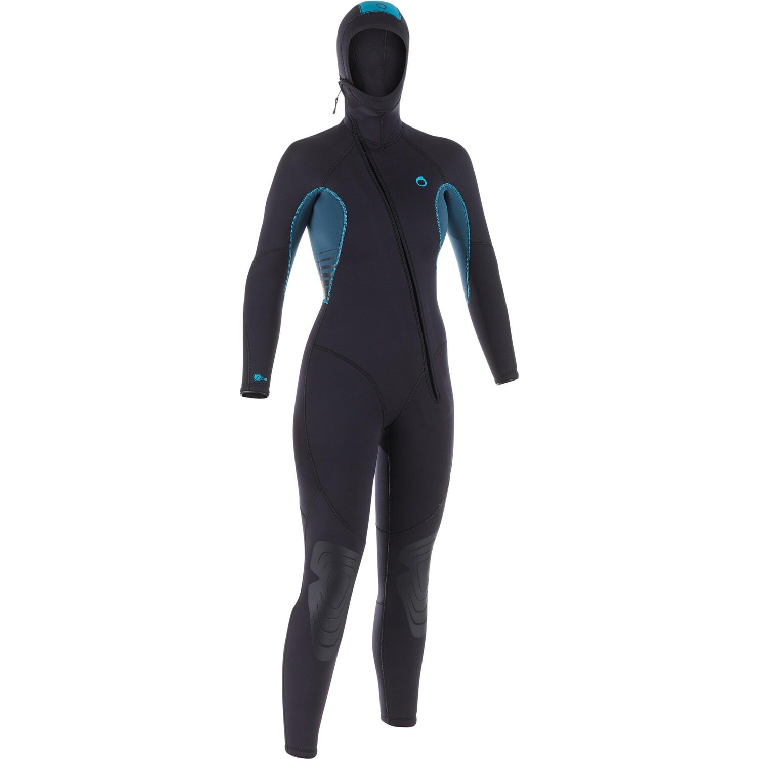 

Гидрокостюм для дайвинга Decathlon с капюшоном из неопрена 7 мм Scd 500And Subea, синий