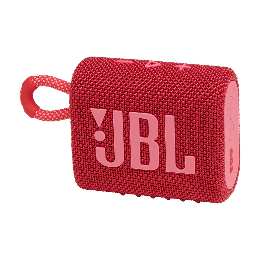 Портативная акустическая система JBL Go 3, красный портативная акустическая система jbl go 3 black
