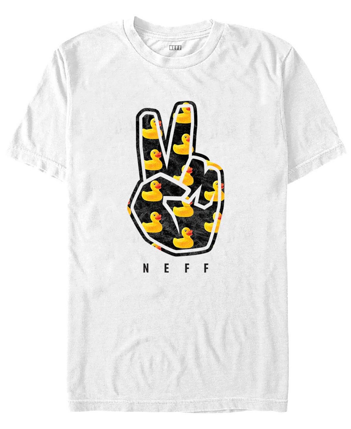 

Мужская футболка с коротким рукавом neff peace out ducky Fifth Sun, белый