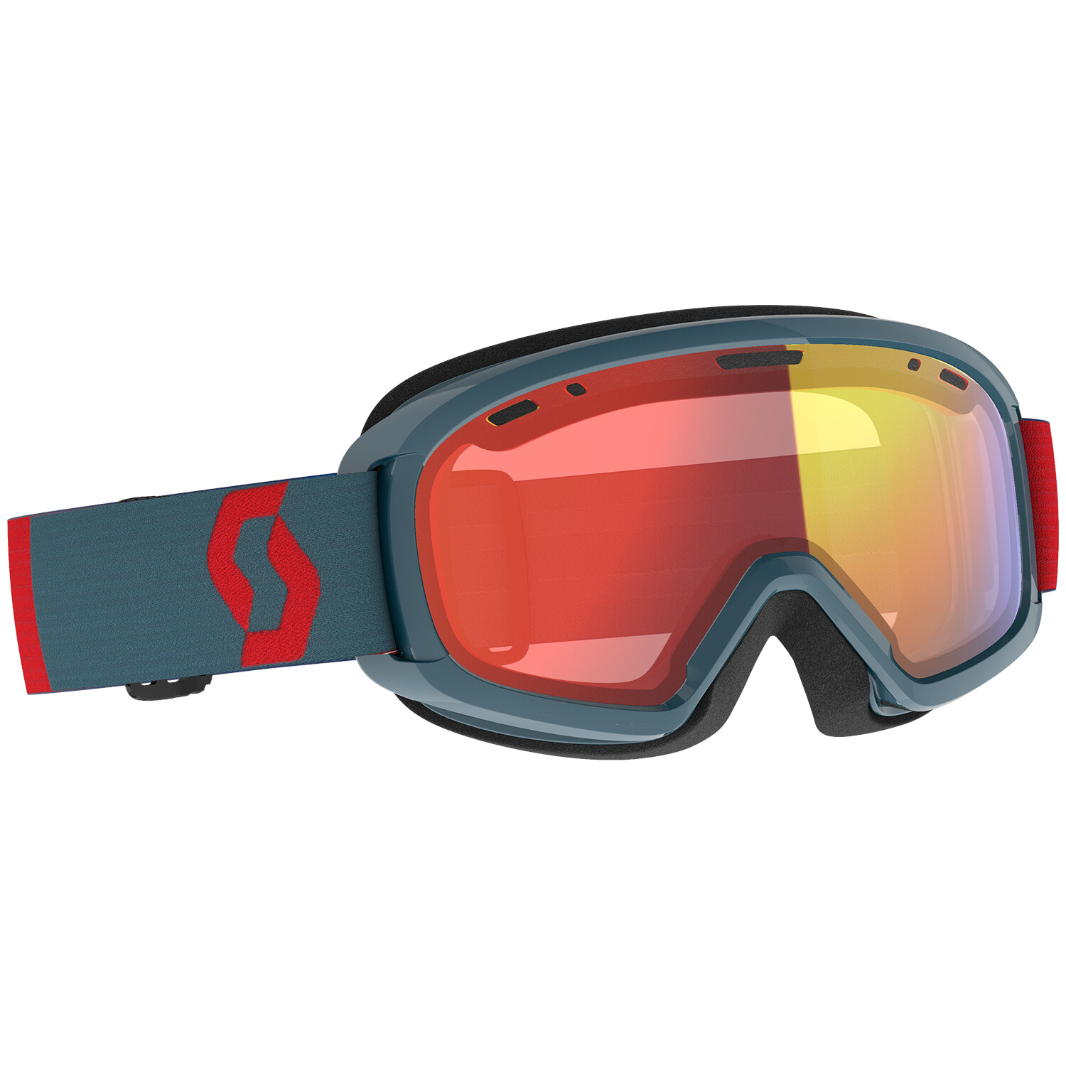 

Скотт Уитти-младший Chrome Goggles - Big Kids ', красный