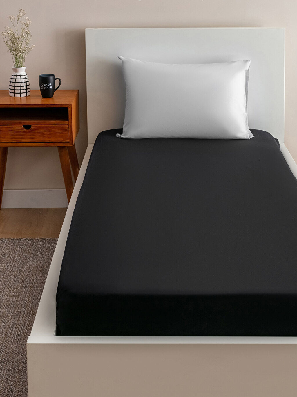 

Эластичная вязаная односпальная простыня 120x200x30 см LCW Home