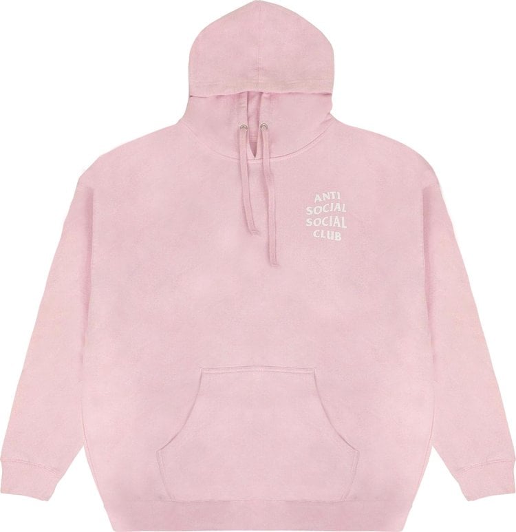 Толстовка Anti Social Social Club Logo Hooded Sweatshirt 'Pink', розовый - фото