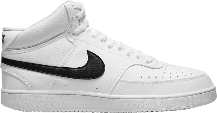 Кроссовки Nike Court Vision Mid Next Nature 'White Black', белый - фото