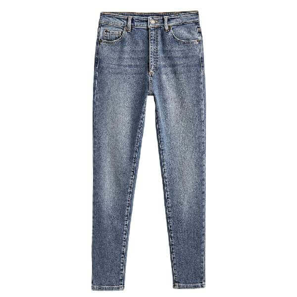 

Джинсы Massimo Dutti Highwaist Skinny, голубой
