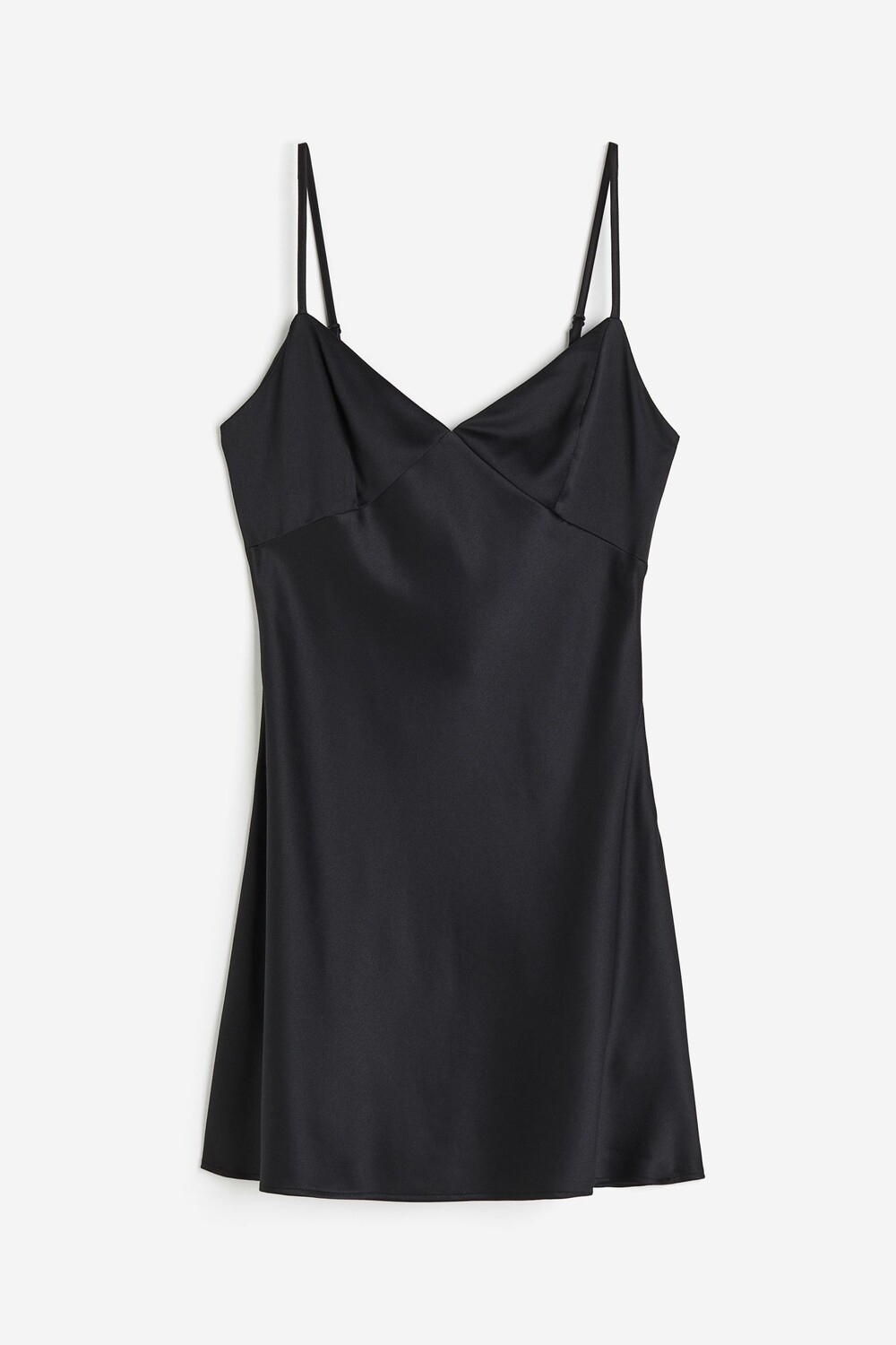 

Платье H&M Satin Slip, черный