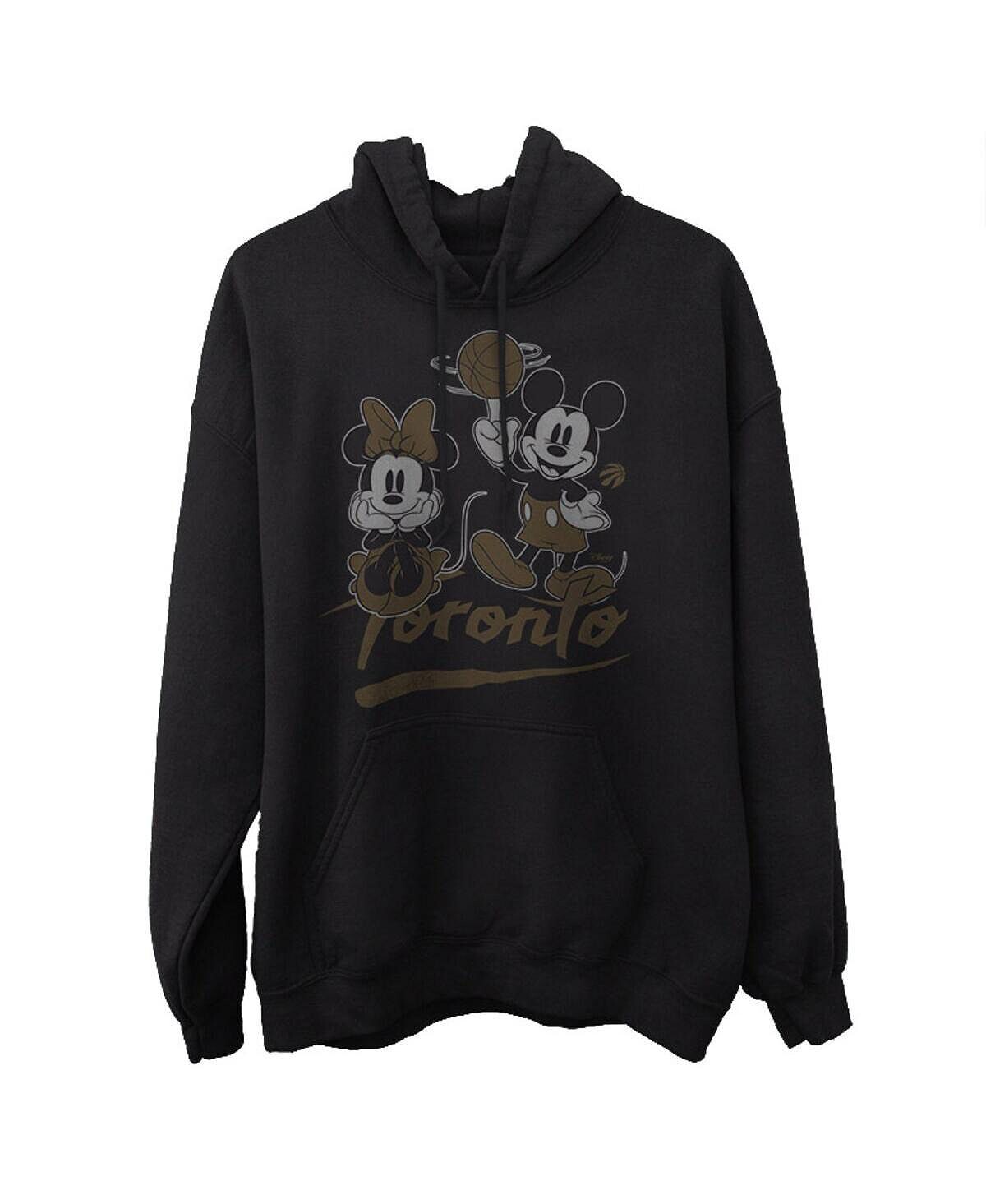 

Мужская черная толстовка с капюшоном toronto raptors disney mickey and minnie 2020/21 city edition Junk Food, черный