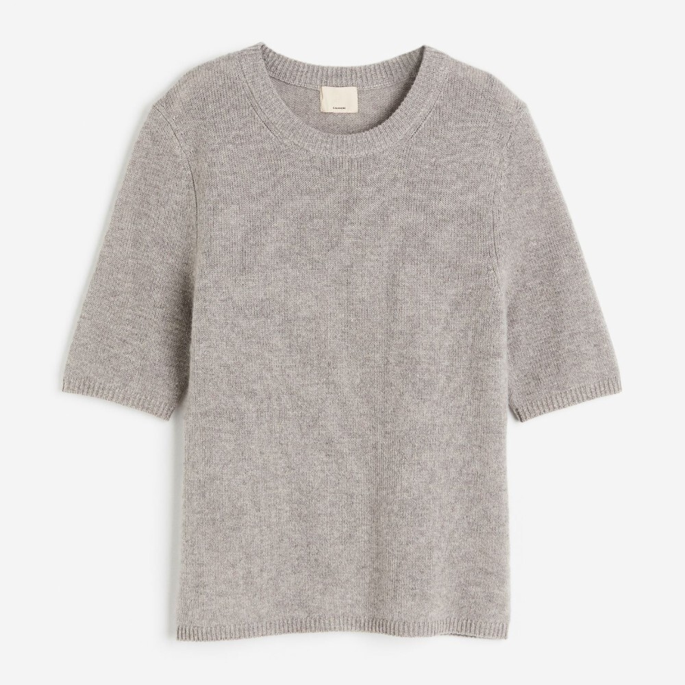 

Свитер H&M Knit Cashmere, серо-бежевый