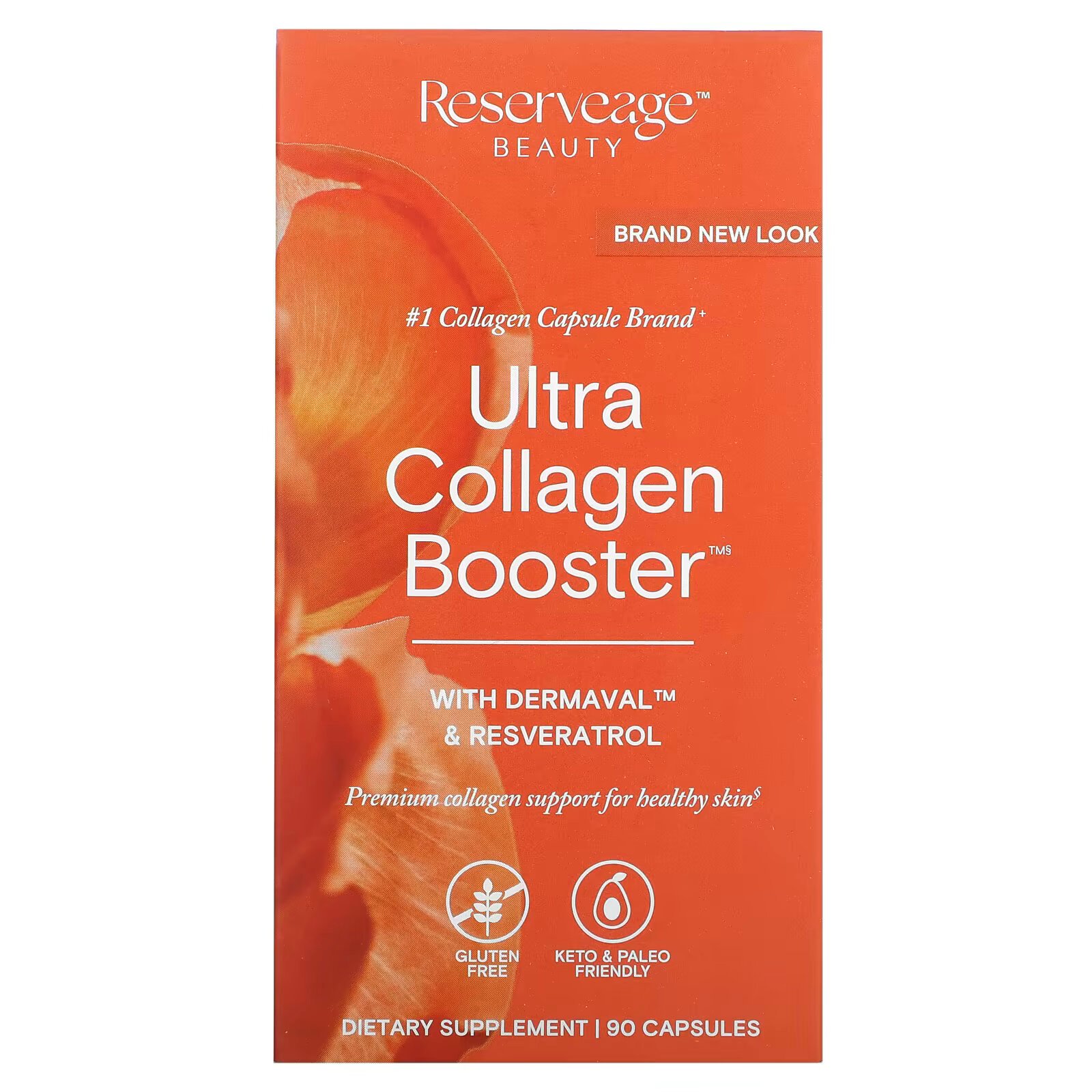 ReserveAge Nutrition, Ultra Collagen Booster, 90 капсул - фото