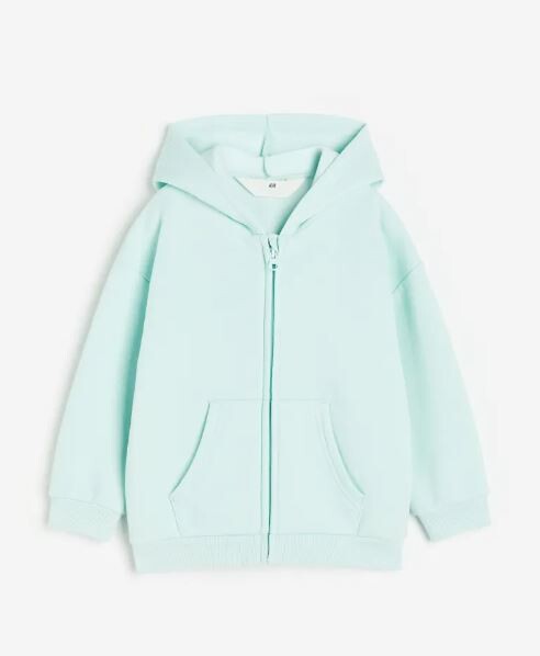 

Толстовка на молнии H&M With Zipper, светло-зеленый