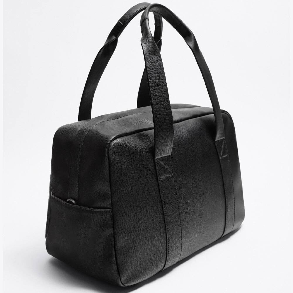

Сумка-боулинг Zara Embossed Bowling, черный