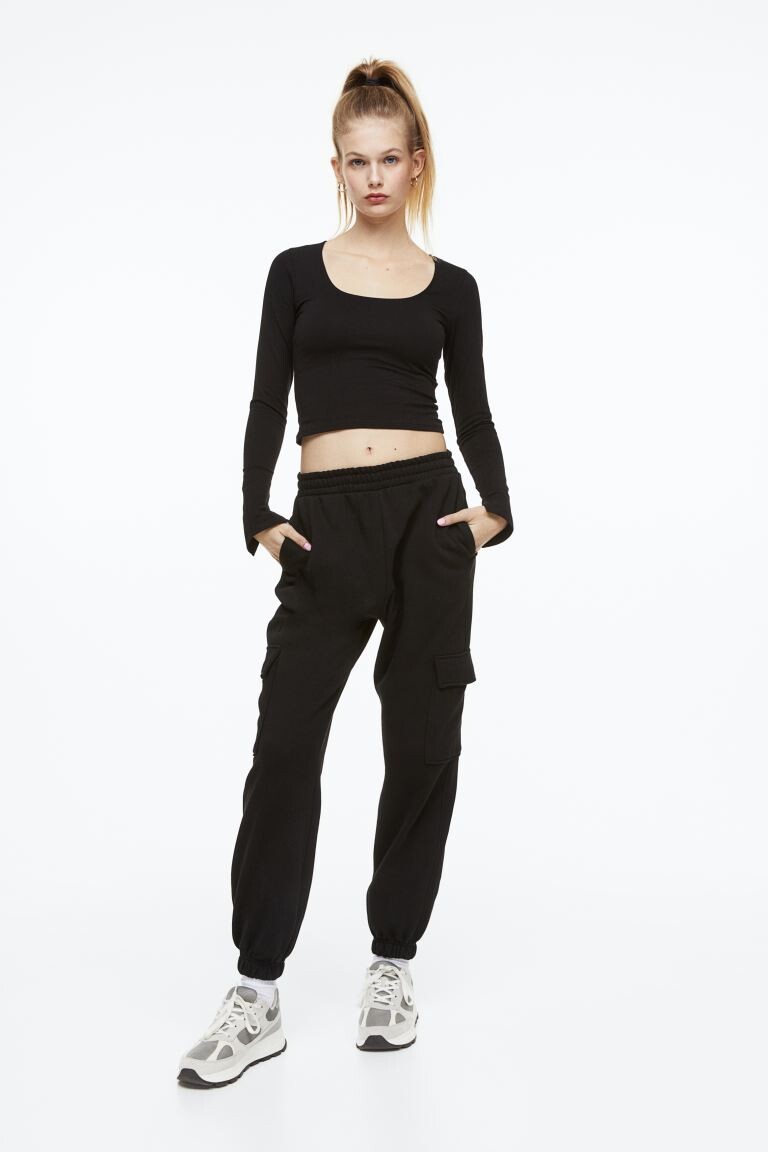 

Джоггеры H&M, черный