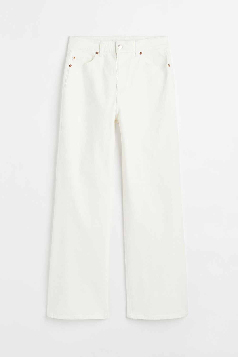 

Джинсы H&M Wide High, белый