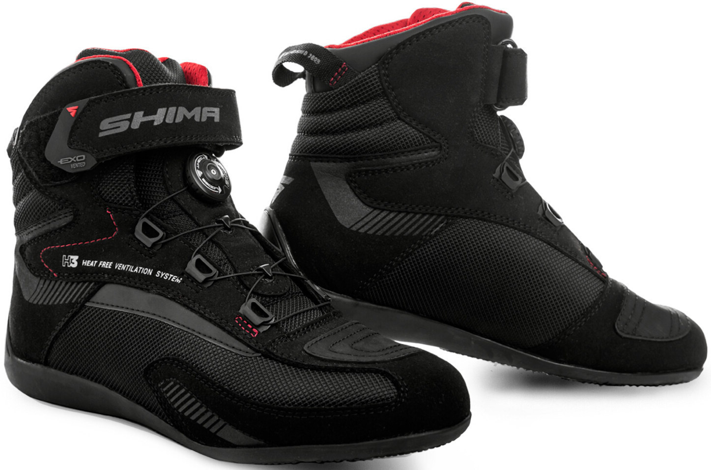 Мотоциклетные ботинки SHIMA Exo Vented водонепроницаемые, черный женские мотоциклетные ботинки shima exo vented водонепроницаемые черный