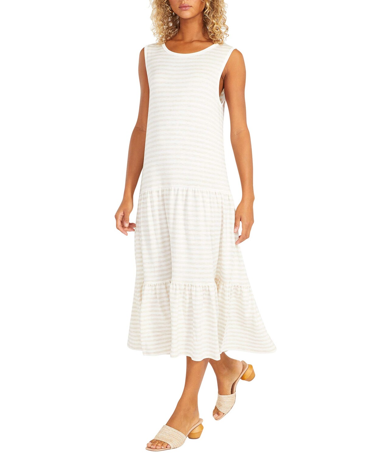 

Платье Steve Madden, Longest Weekend Dress - Striped French Terry Dress