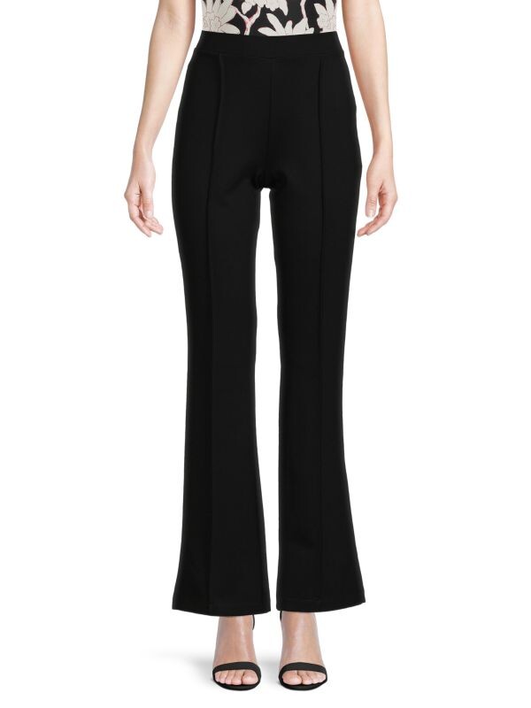 

Брюки-клеш Saks Fifth Avenue в клетку, бежевый