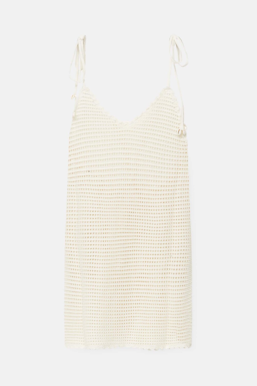 

Платье Pull&Bear Crochet Back, экрю