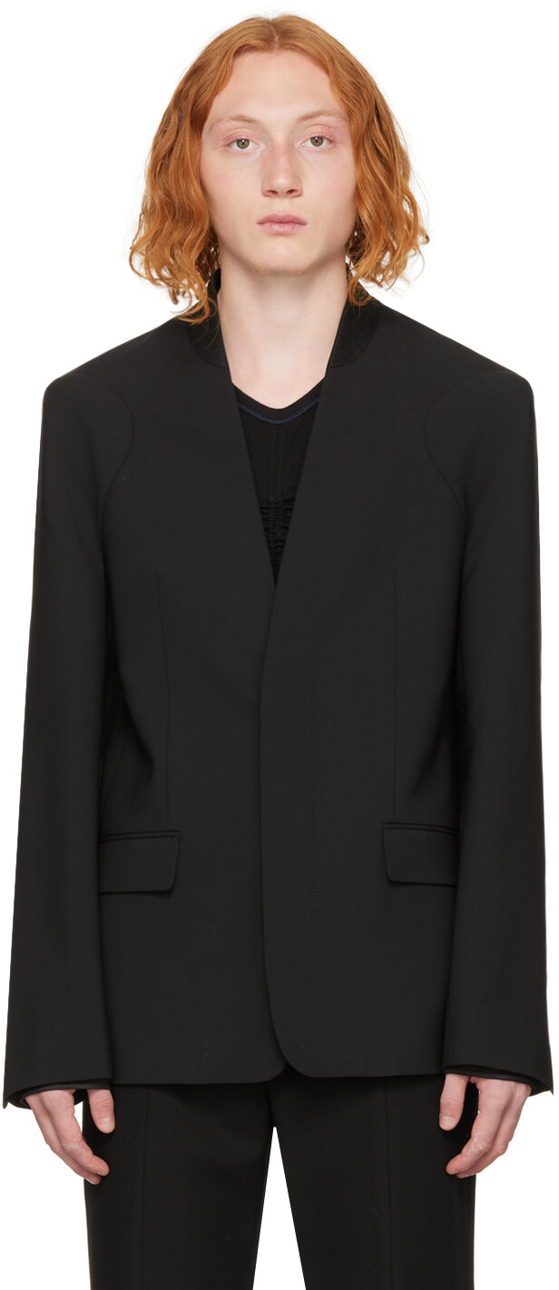 

Черный блейзер прямого кроя Dion Lee