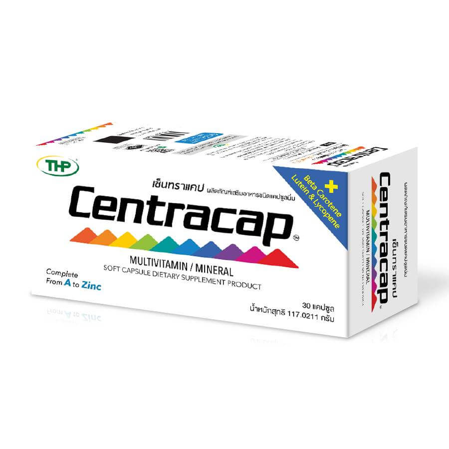 Мультивитамины THP Centracap, 30 капсул ocuvite для людей старше 50 лет добавка для зрения с витаминами и микроэлементами 90 мягких таблеток